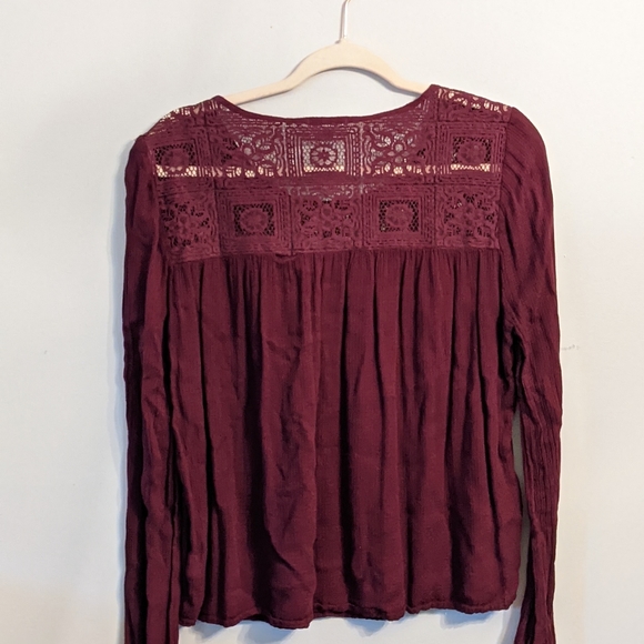 Cape Juby Gauze and Lace Women's long sleeve top - Picture 4 of 7